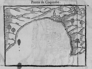 ميناء كوكيمبو بواسطة España Fondo Antiguo de la Biblioteca